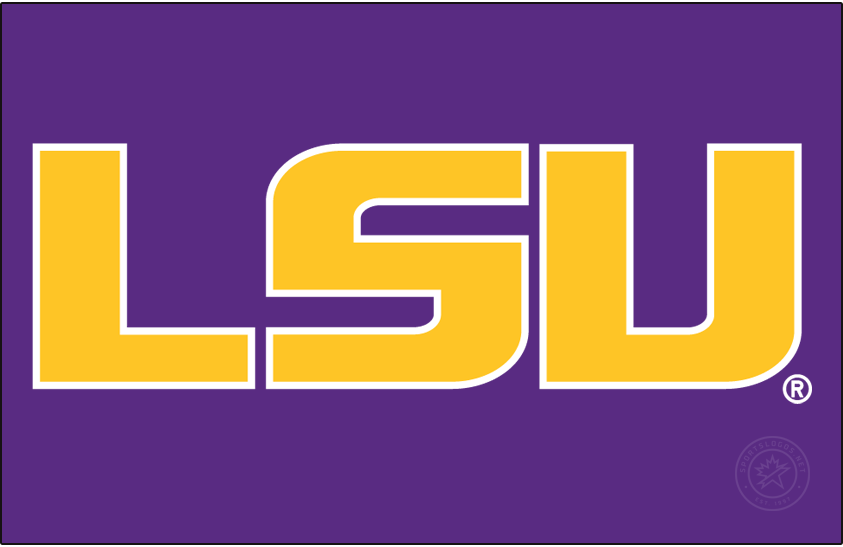 LSU Tigers 2014-Pres Alt on Dark Logo iron on transfers for T-shirts